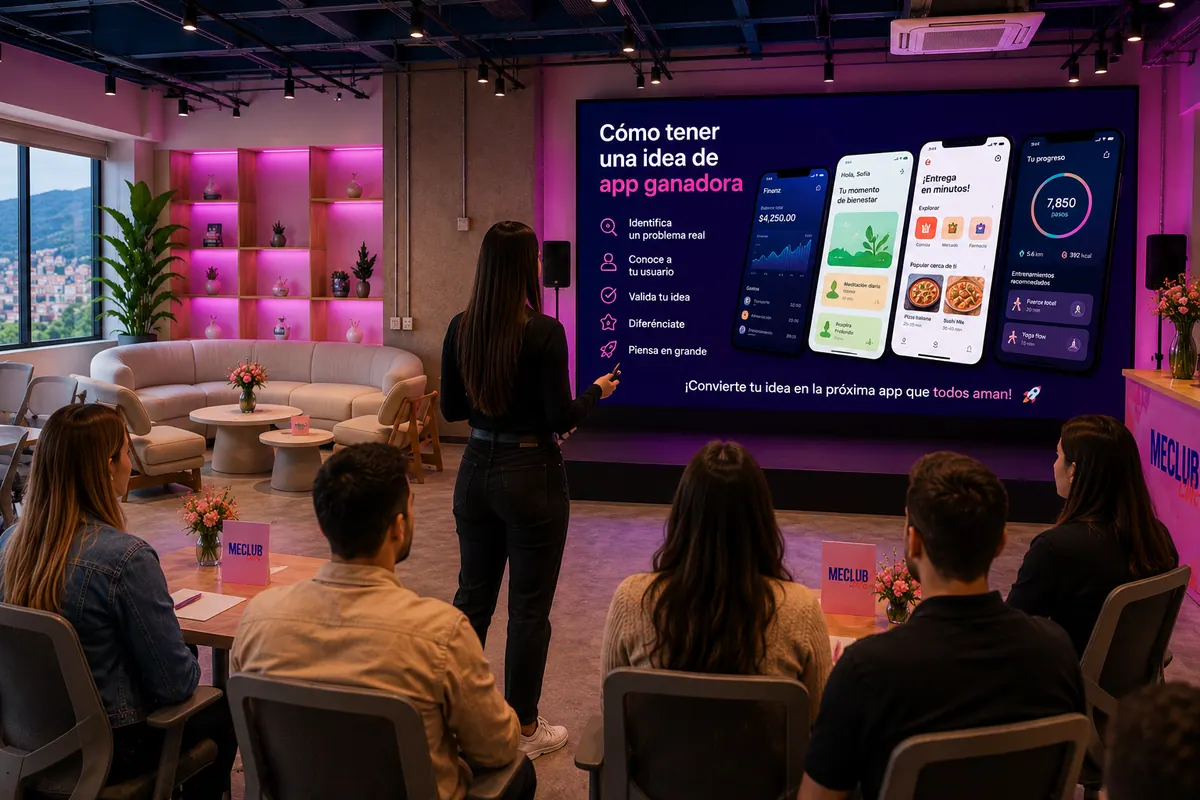 Presentación sobre cómo convertir una idea en una app ganadora