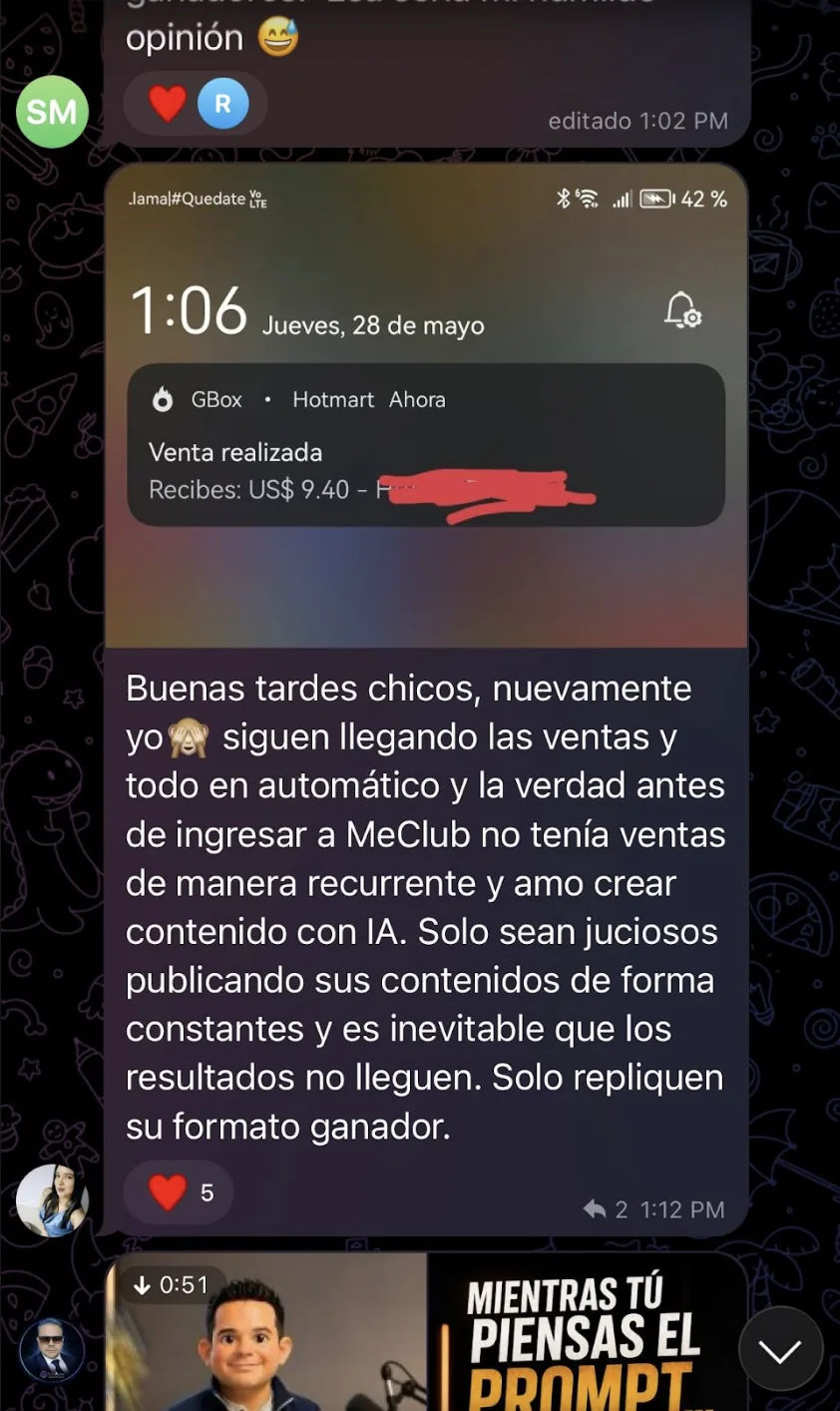 Testimonio de estudiante MECLUB 1